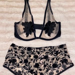 Victoria’s Secret Unlined Plunge Bra & Panty 👙✨